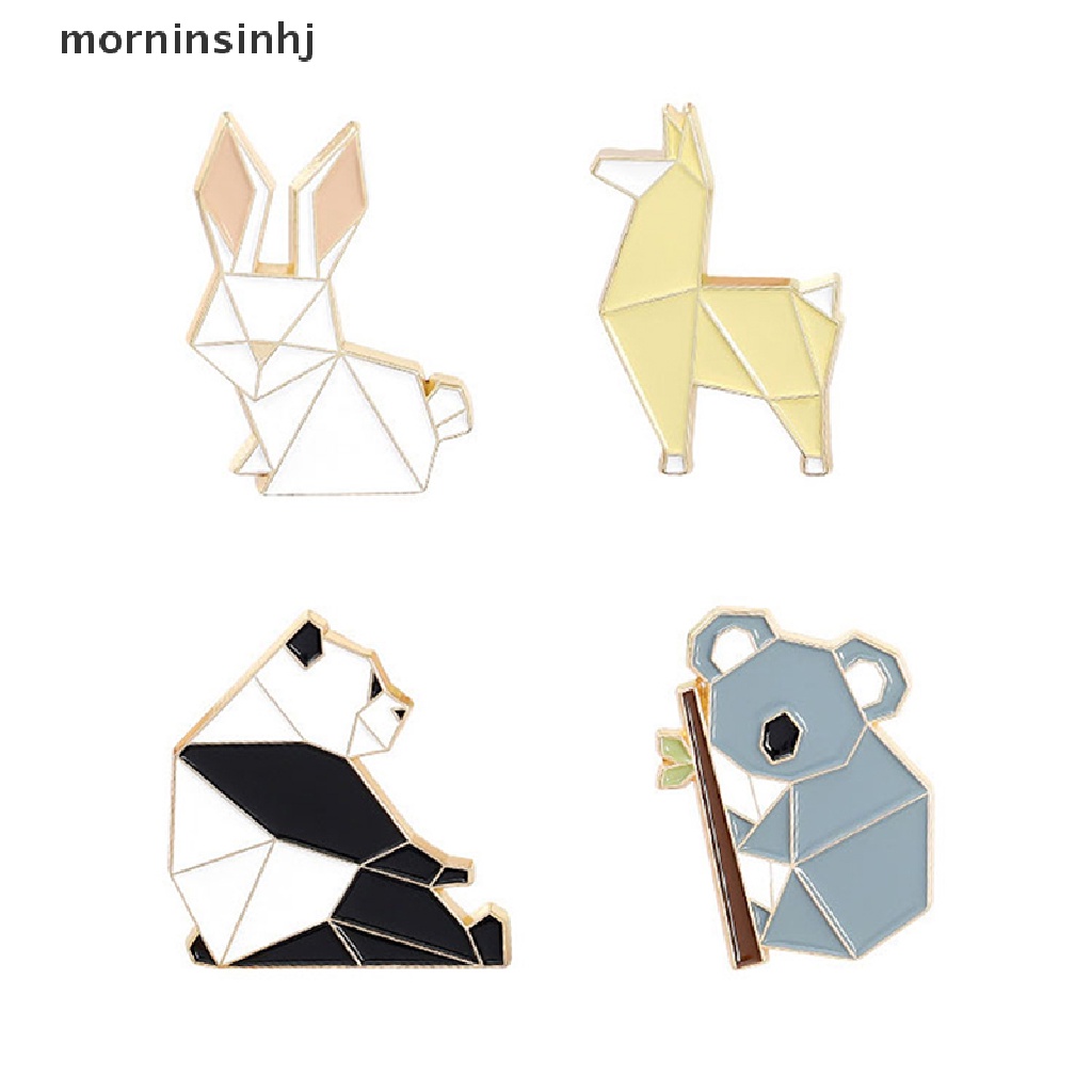 Mor Bros Pin Enamel Bentuk Koalaburung Merakkelinci Untuk Aksesoris Fashion Wanita