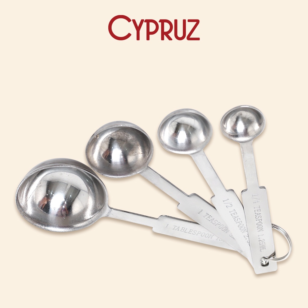 Cypruz Sendok Ukur STAINLESS Set/4