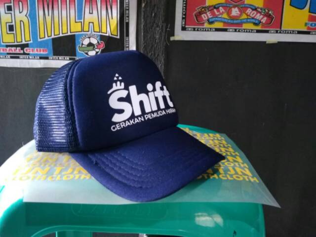 Polyflek topi truker SHIFT gerakan pemuda hijrah