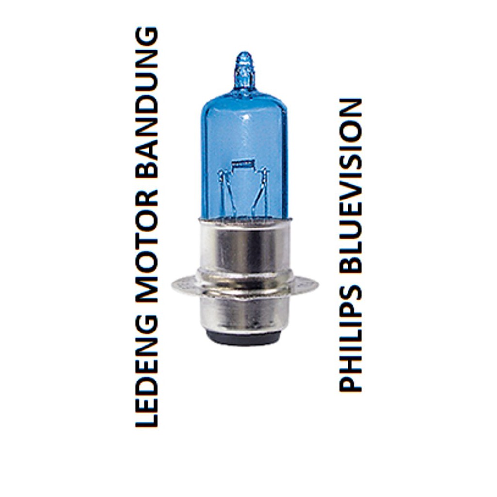 Sr- Philips BlueVision Bohlam Lampu Halogen Motor Blue Vision M5 Philip Bagus