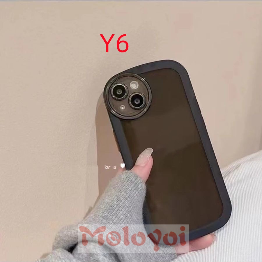 Soft Case TPU Transparan Fluorescent Cover Realme C25s C35 C12 C15 C21Y C11 2021 C25 C25Y C11 C3 C20 Realme 6i 5i 9i Narzo 30A 20 5s C20