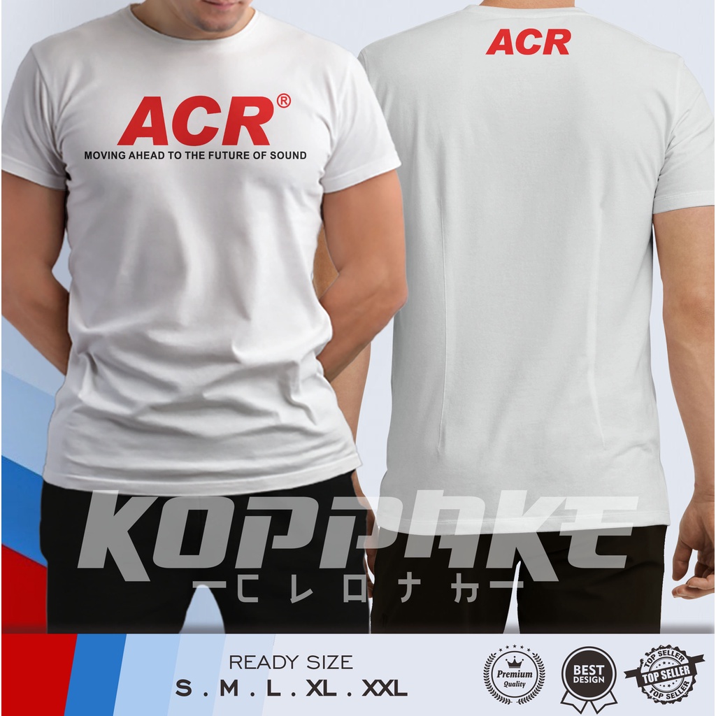 Kaos Audio ACR Logo Operator Sound System Baju Musik