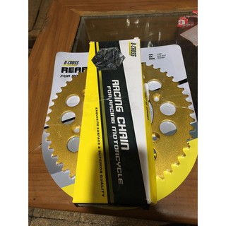 GEARSET GIR  DEPAN GIR  BELAKANG DAN RANTAI UKURAN  520 CRF 