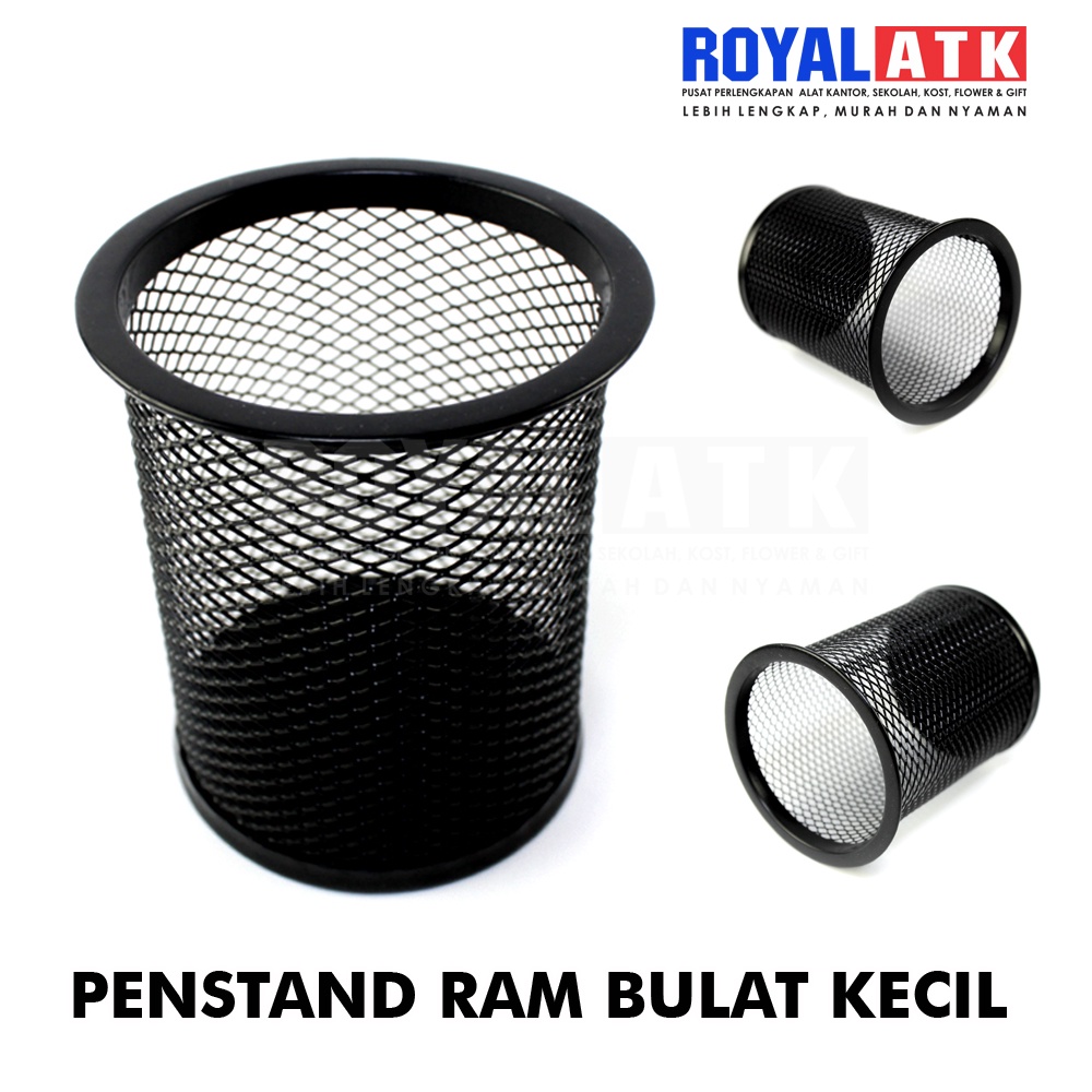 

Tempat Pulpen Alat Tulis Besi Jaring Bulat Desk Pen
