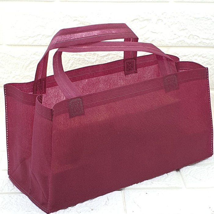 

PROMO Tas souvenir/tas brownies 30x14,5x T 15 - merah maroon