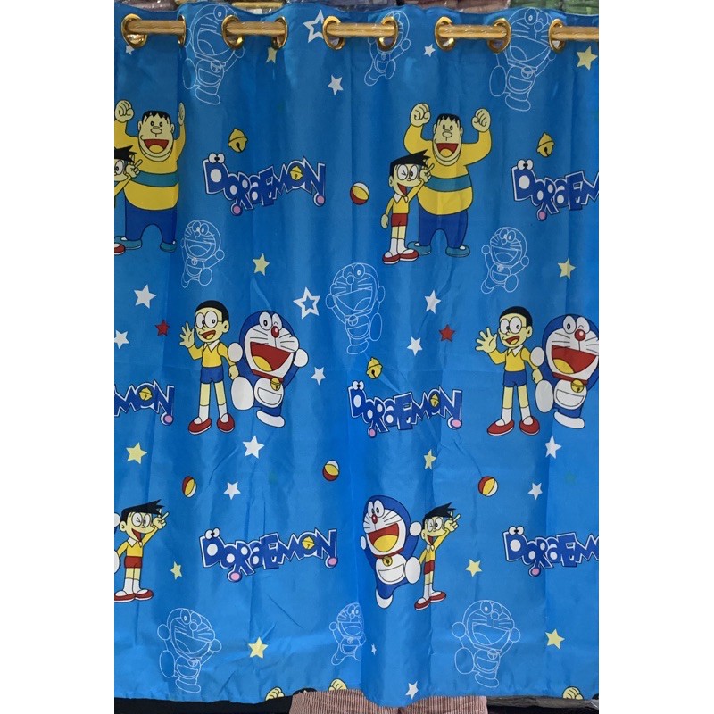 [ JENDELA ] GORDEN SMOKRING JENDELA KARAKTER DORAEMON STAR BIRU