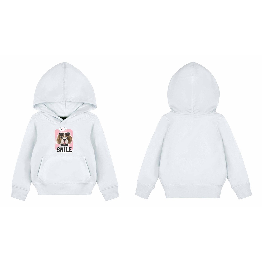 Hoodie Anak Pleasee Smile Sweater Pakaian Fleece M - XL