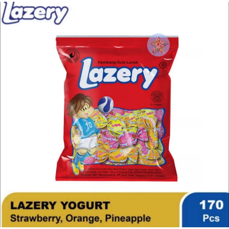 

Permen Lunak Lazery Rasa Aneka Buah 425g isi 170btr