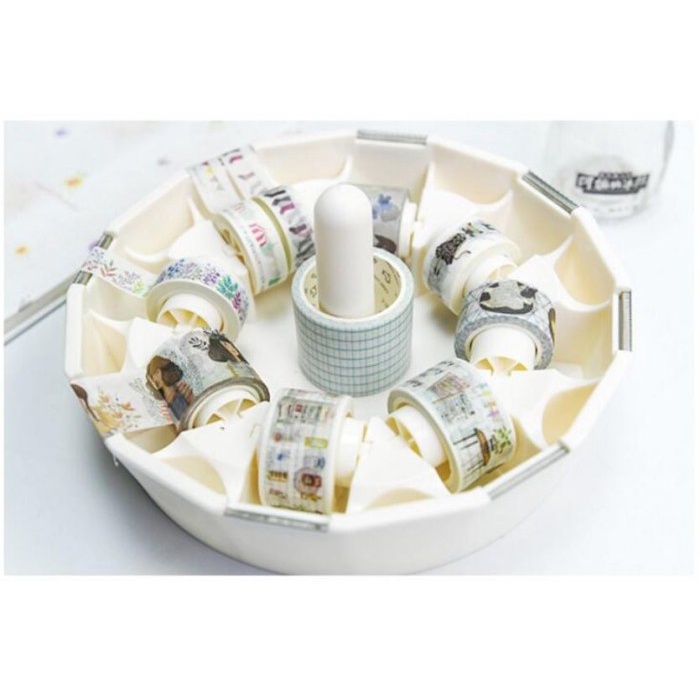 

Murah Round Disc Washi Tape Dispenser Cutter Disc Cutter Sale!!!
