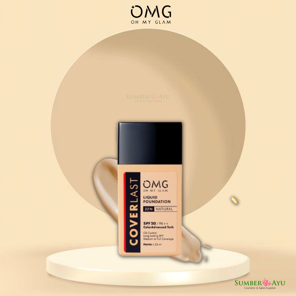 OMG Oh My Glam Coverlast Liquid Foundation 25ml