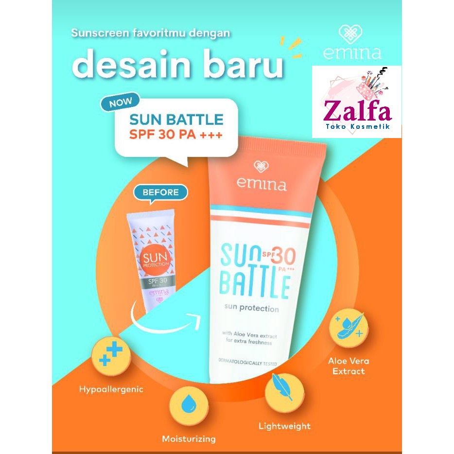 Emina Sun Battle SPF 30 23ml/60ml