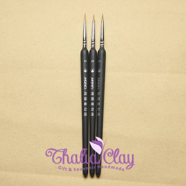 

KUAS LUKIS KECIL 0 KUAS DETAIL KUAS POINTED PAINTING BRUSH KUAS MINIATURE FIGUR KUAS NAIL ART