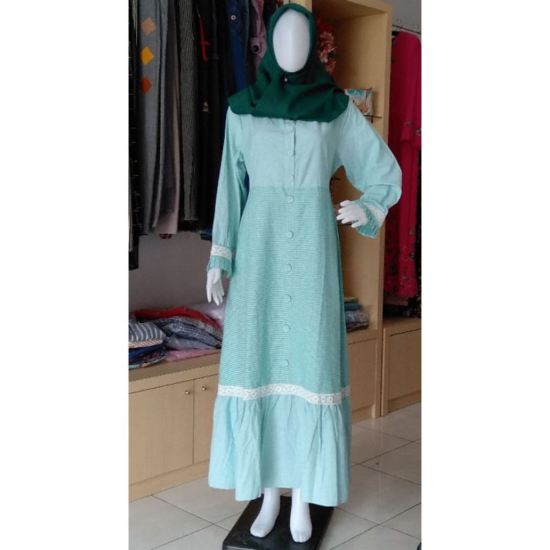 Baju Muslim Wanita Gamis Kotak