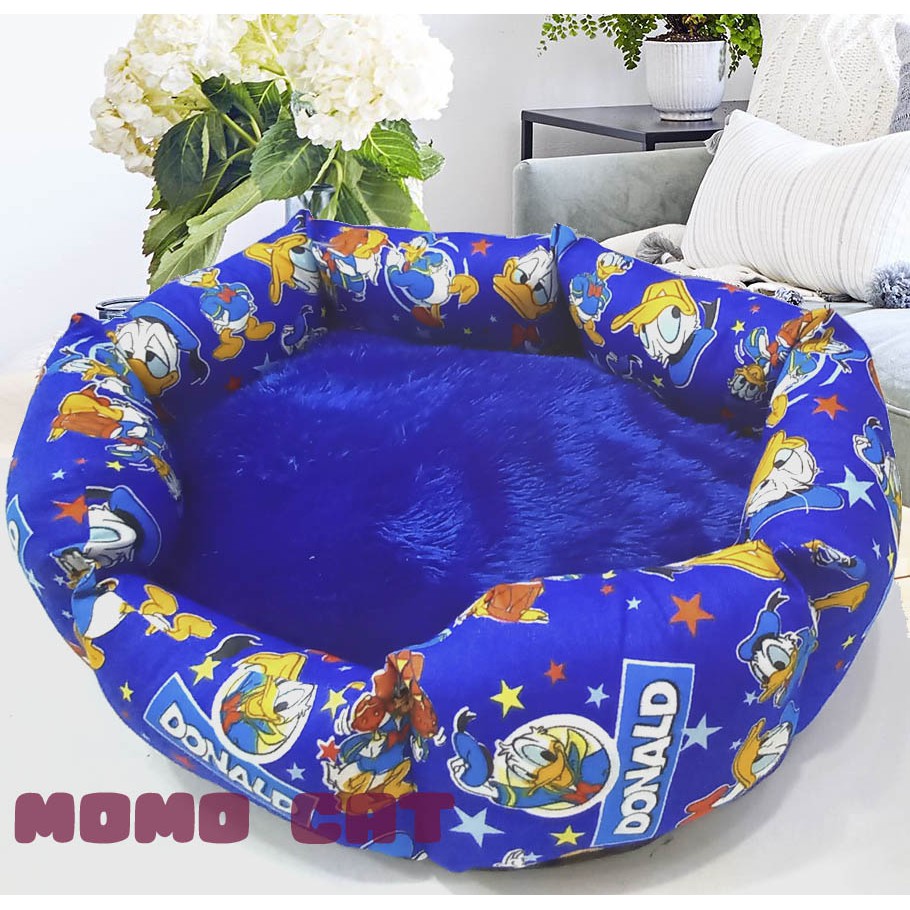 Tempat Tidur kucing/Warm Bed/Bantal Kucing/Pets Bed Motif LV dan Cheetah Kecil