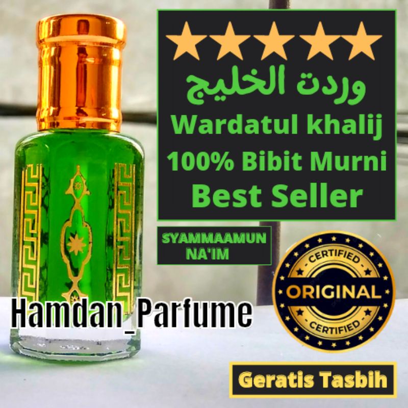 PARFUM WARDATUL KHALIJ Syammaamun Na'im Minyak Wangi ARAB Murni Non alkohol asli 100% BestSeller 