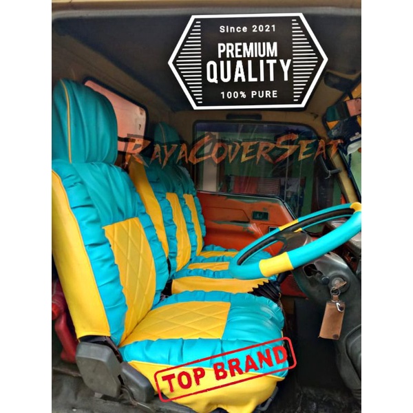 Sarung jok mobil truk mitsubishi ragaza / cover jok mobil truk mitsubishi ragaza / variasi mobil mit