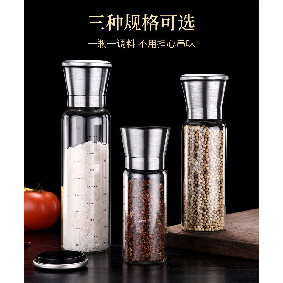 Penggiling Penghancur Penghalus Pemarut Parutan Biji Lada Merica Manual Pepper Mill Grinder