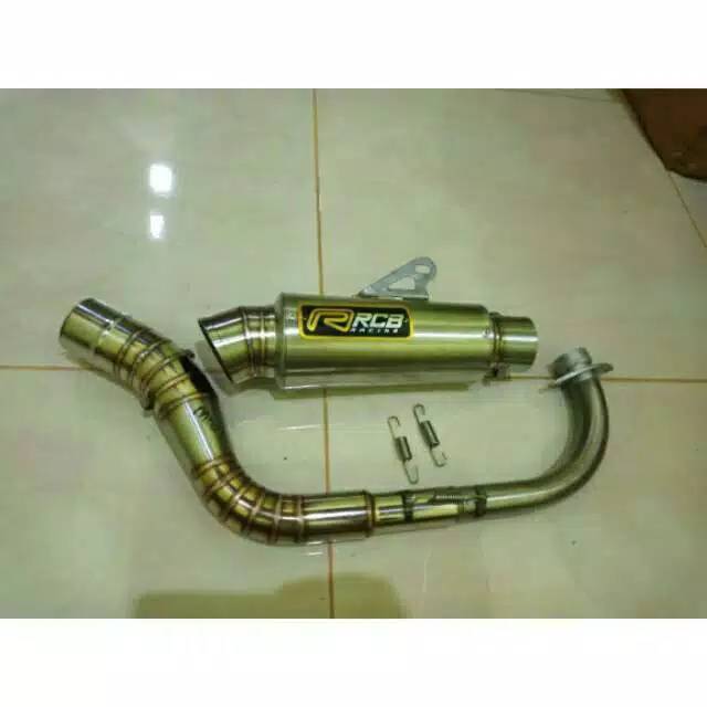 Knalpot racing RCB all mio sporty, beat fi,beat karbu,scoopy ,fino 125, genio ,vario,aerox, Nmax dll