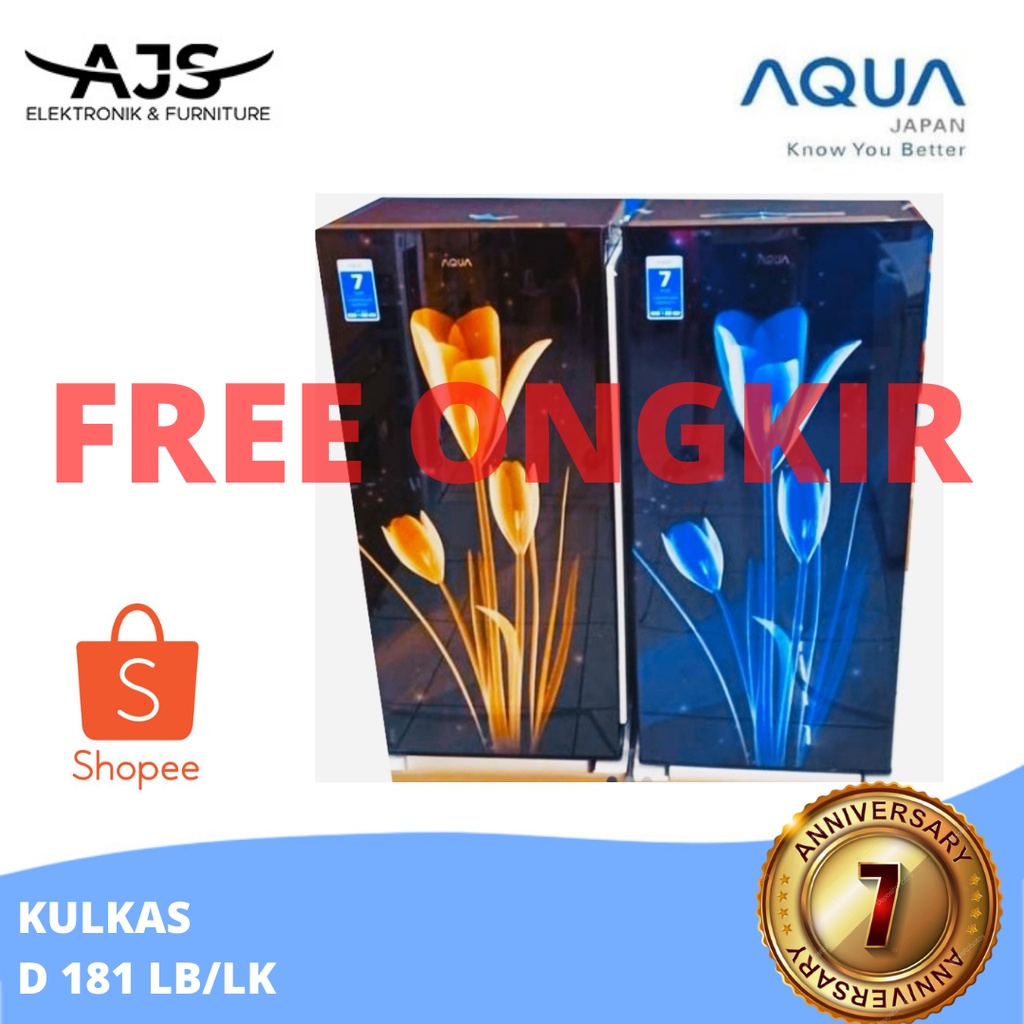 KULKAS AQUA JAPAN AQRD 181LK LEMARI ES 1 PINTU AQRD181 AQRD 181LK