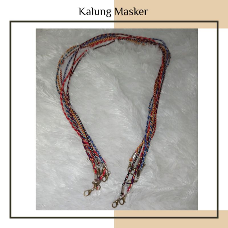 (ACC70) Kalung Strap Masker Tali Masker Lanyard Masker Strap Masker Tali Gantungan Masker Tali Masker Korea