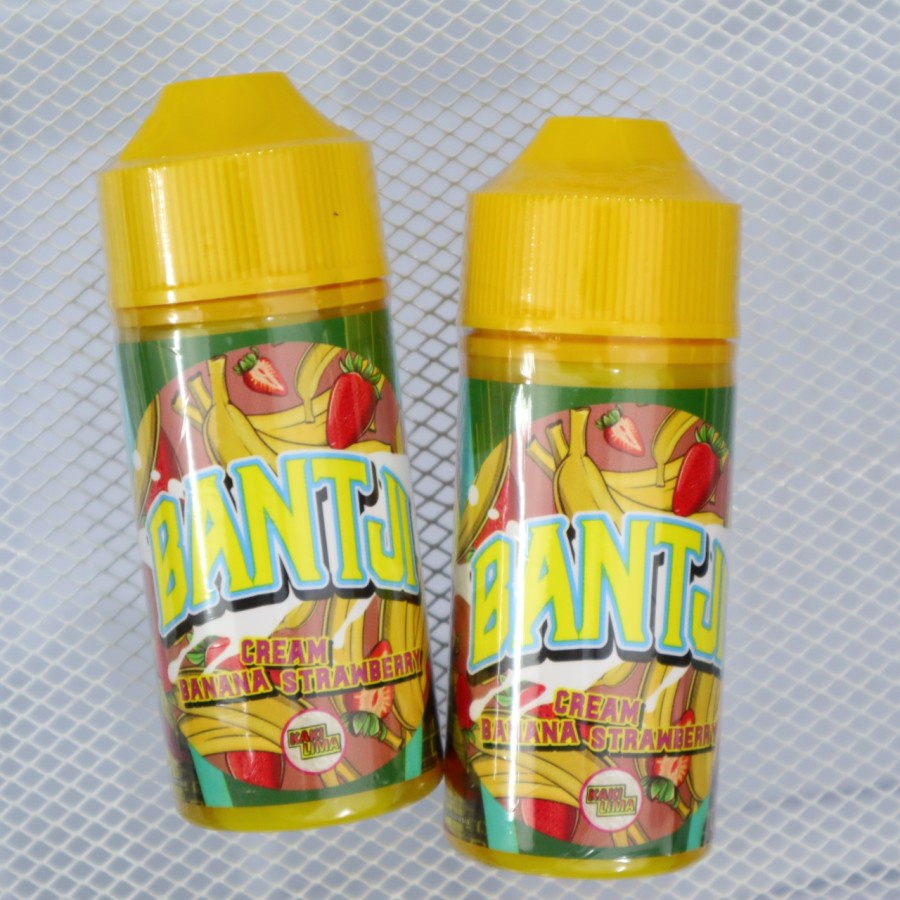 BANTJI CREAM BANANA STRAWBERRY 100ML - AUTHENTIC