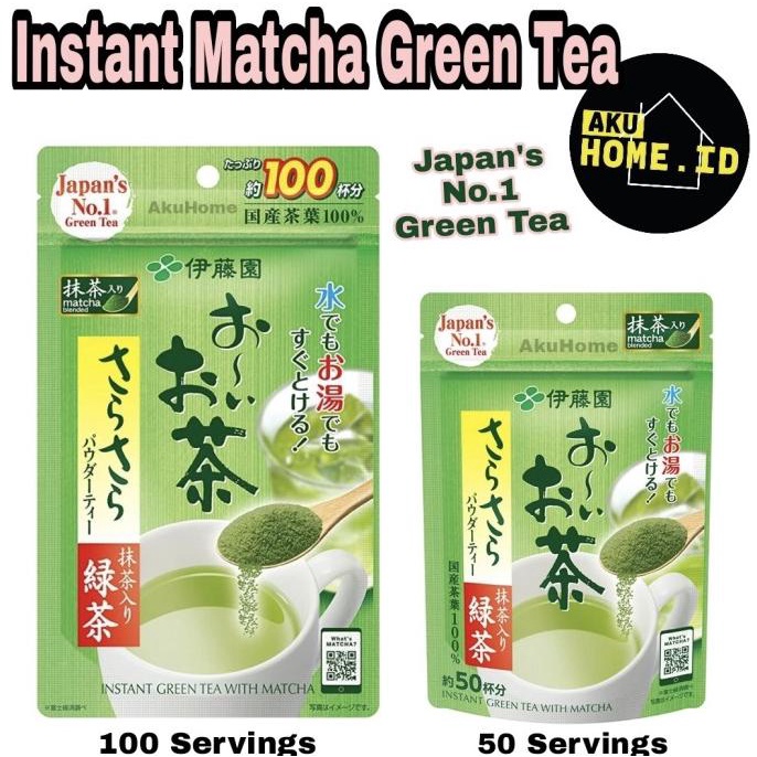 

(BISA COD) Ito En green tea / Matcha Powder Instant - Bubuk Teh Green Tea Matcha BIG SALE Kode 924