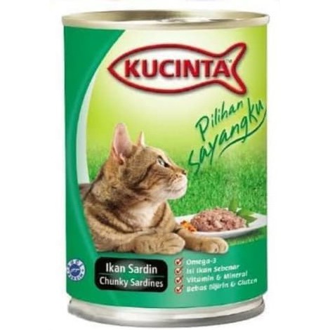 MAKANAN KUCING KUCINTA CHUNKY SARDINES 400GR