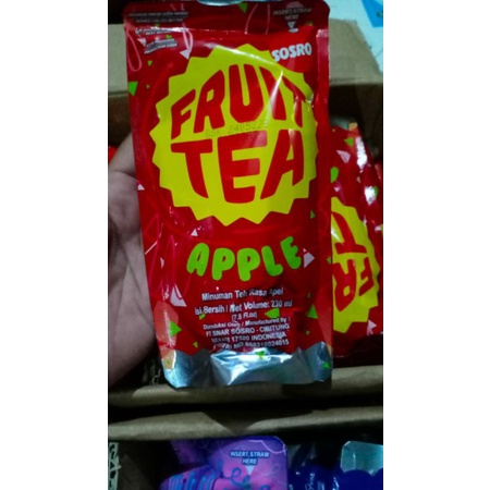 

Minuman Fruit tea rasa aple & blackcurrant UK 230ml