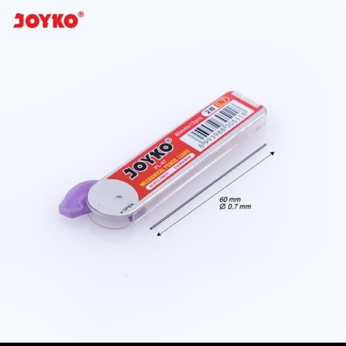 

Pencil Lead/Isi pensil Mekanik Joyko PL-07/2B/0.7mm