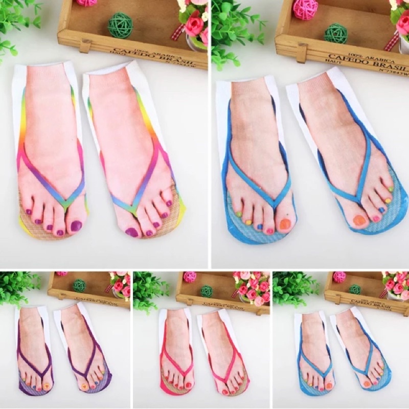 KAOS KAKI 3D MODEL SANDAL ANTI BURIK KAOS KAKI 3D ANTI BURIK DEWASA / KAOS KAKI KEKINIAN IMPORT / KAOS KAKI ANTI fw 761 lds