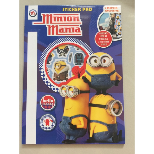 

Minion Mania Sticker Pad