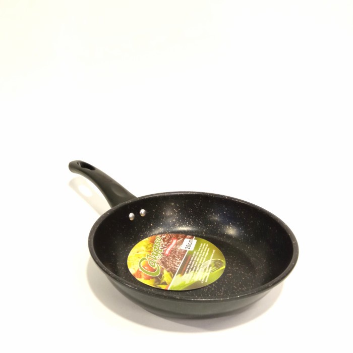 Calypso Frypan teflon Anti Lengket 22cm Fry Pan Hitam