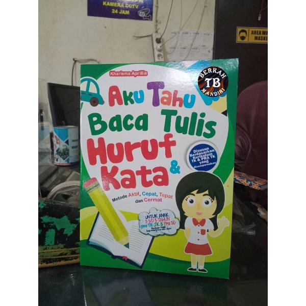 Buku Aku Tahu Baca Tulis Huruf &amp; Kata (21×29cm)