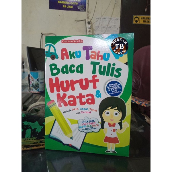 Buku Aku Tahu Baca Tulis Huruf &amp; Kata (21×29cm)