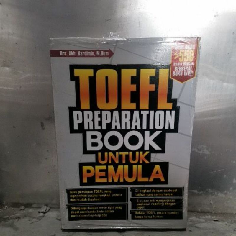 

Buku TOEFL PREPARATION BOOK Untuk pemula