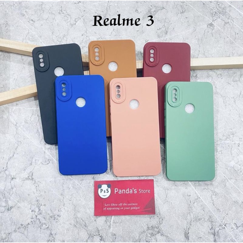 Softcase Pro Camera Realme 3 Candy Case Full Color 3D Silikon TPU