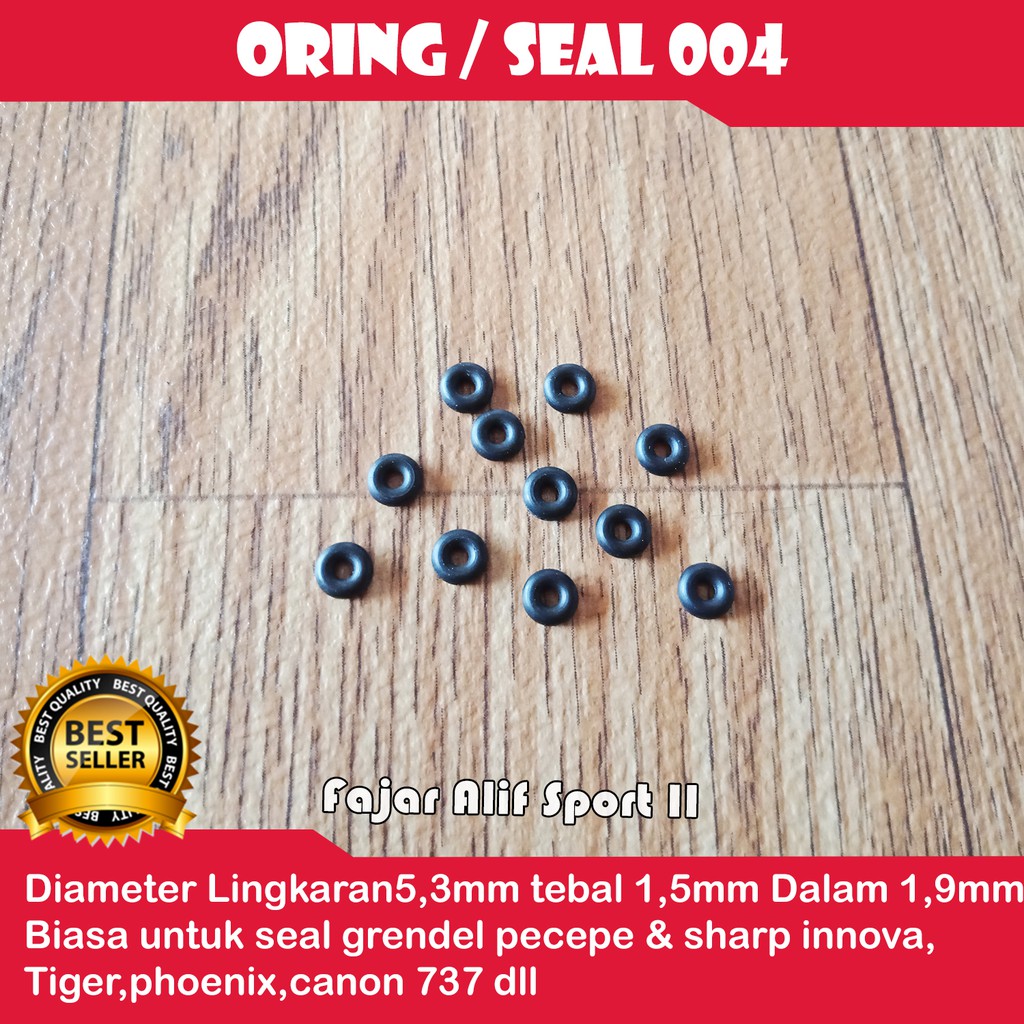 Jual Sil 004- Seal - Oring - Sil satuan - Seal satuan - Oring Satuan