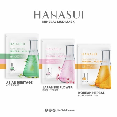 HANASUI MINERAL MUD MASK 7GR