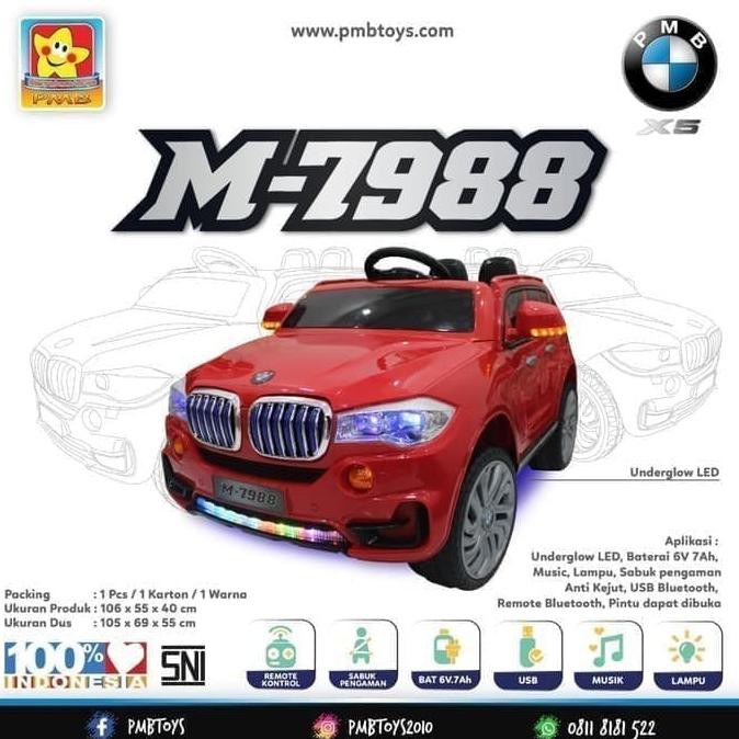 M7988 / M-7988 BMW MOBIL AKI MAINAN ANAK PMB PROMO BONUS