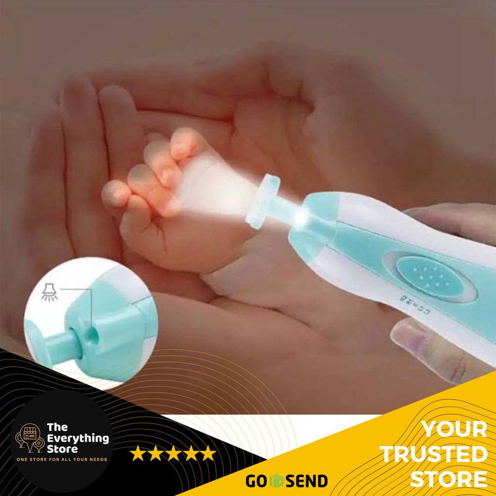 BABY NAIL TRIMMER / GUNTING KUKU BAYI ELEKTRIK / PEMBERIH KUKU BAYI