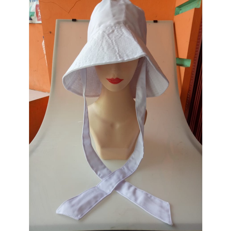 Hot Item "Topi Wide Bucket Hat Wanita Tali Fashion Korean Style Pantai Outdoor Selebgram