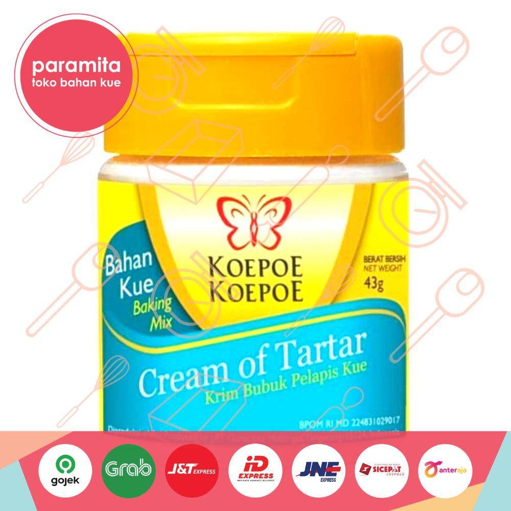 Koepoe Koepoe Bahan Kue Cream Of Tartar 43 gr