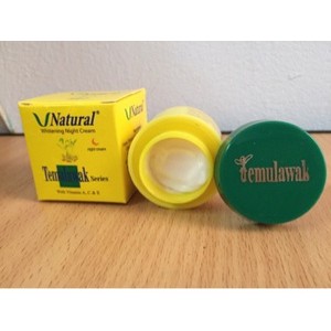 V NATURAL temulawak Cream MALAM Temulawak V Natural Original BPOM Resmi