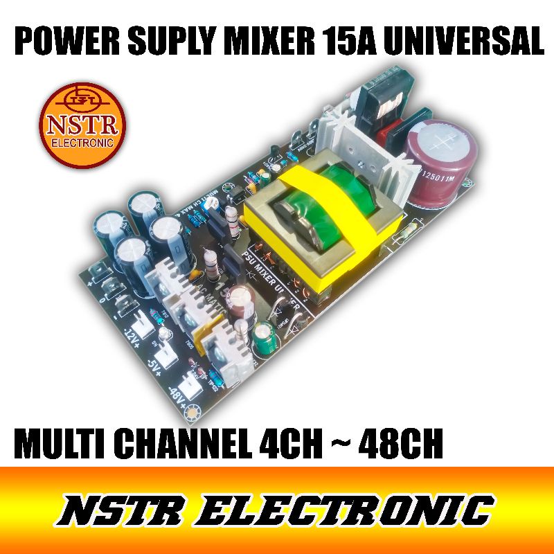 power suply mixer multi channel 15A