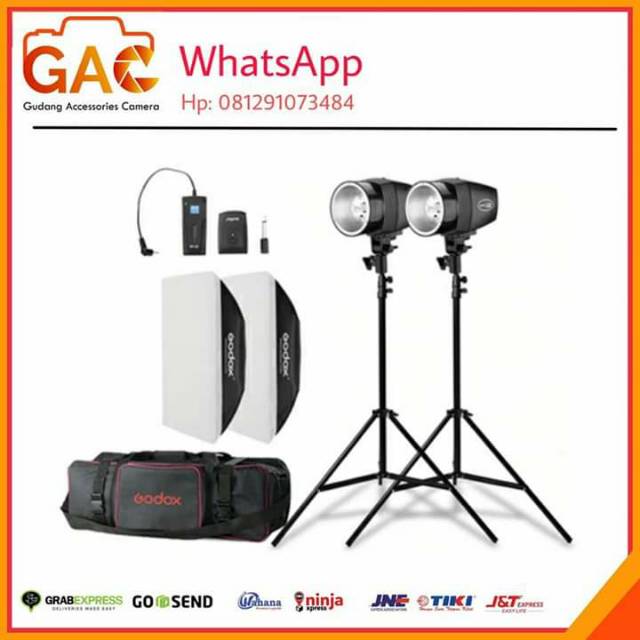 Paket lampu studio GODOX K150 K-150 Mini master