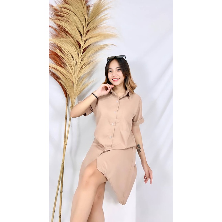 RX Fashion - Gigi Shirt Dress Twistcone - BN