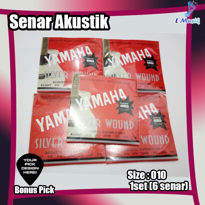 SENAR GITAR AKUSTIK SILVER WOUND(LOKAL PREMIUM) - FENDER ORIGINAL SILVER WOUND ACOUSTIC GUITAR STRINGS