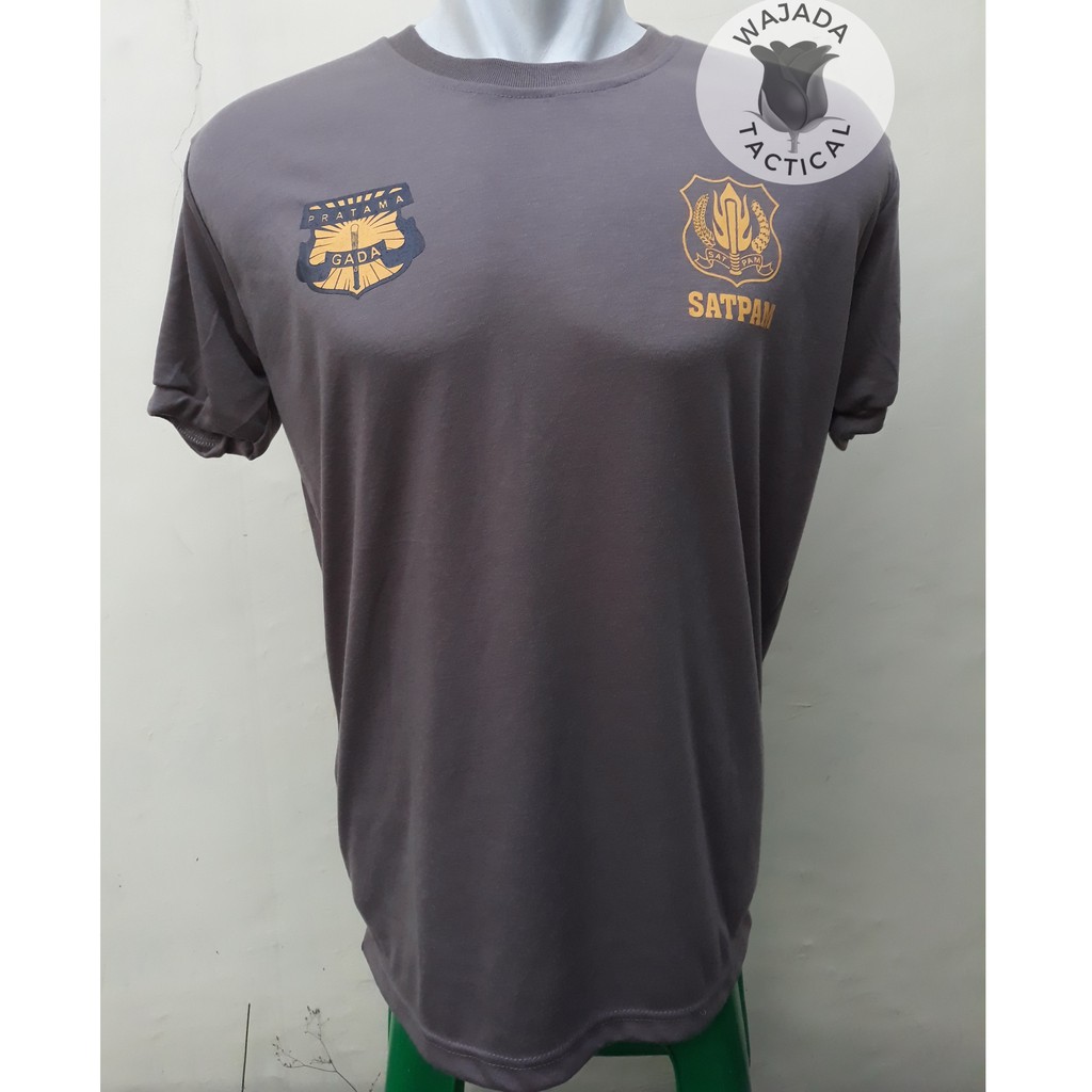 Kaos Satpam Baru Kaos Security Coklat