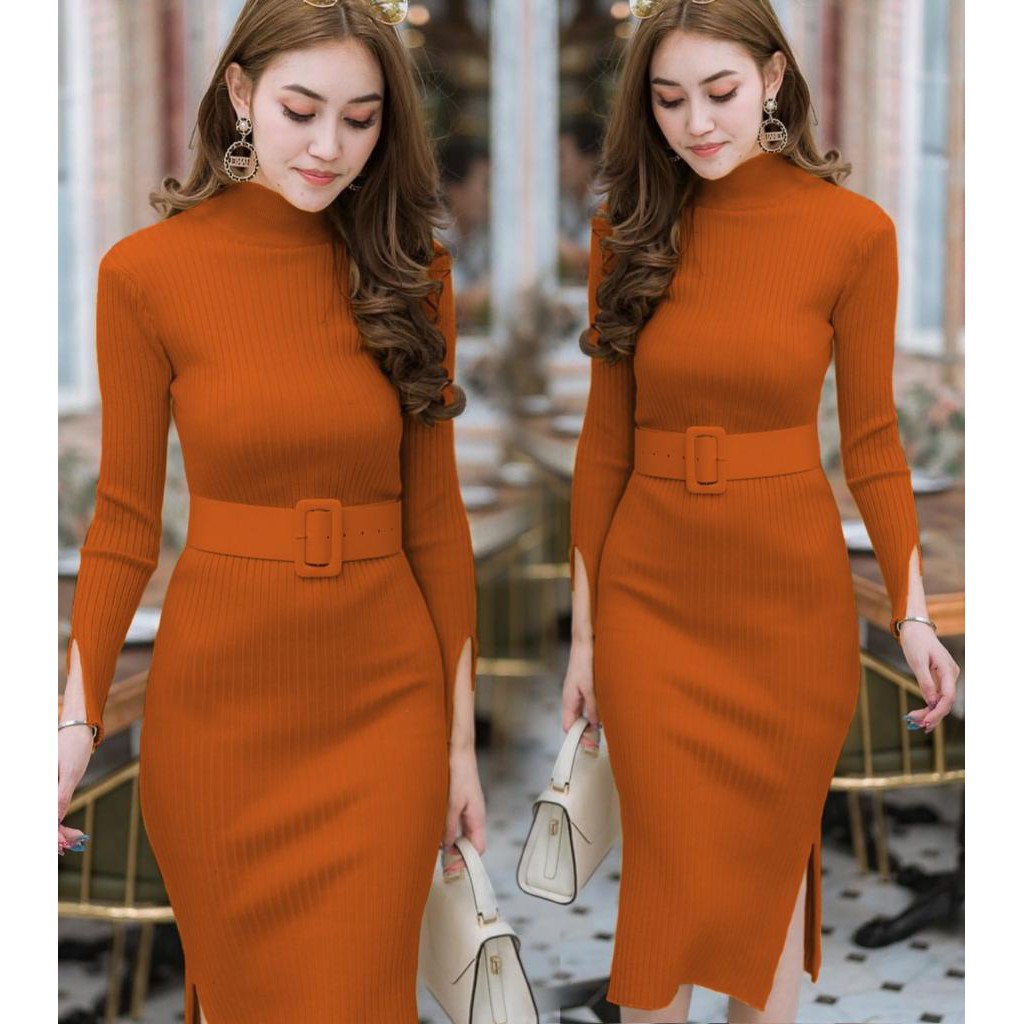 Dress LP Belt Rajut TA9