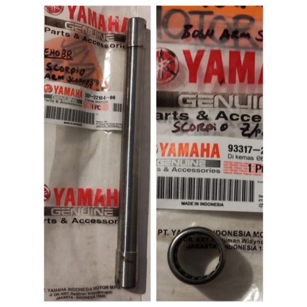 Swing Arm Bosh / Bearing SCORPIO 5BP Bos Boss As 19x24x16 Pivot Lengan Ayun ConRod Dudukan Laher Ber